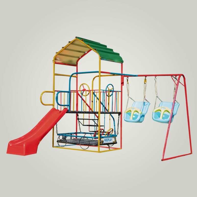 KidZplay_Playground-Equipment_Mini-Jungle-Gym-Slide-Car-Toddler-Swings_01